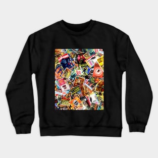 Vintage Movie Poster Collage #3 Crewneck Sweatshirt